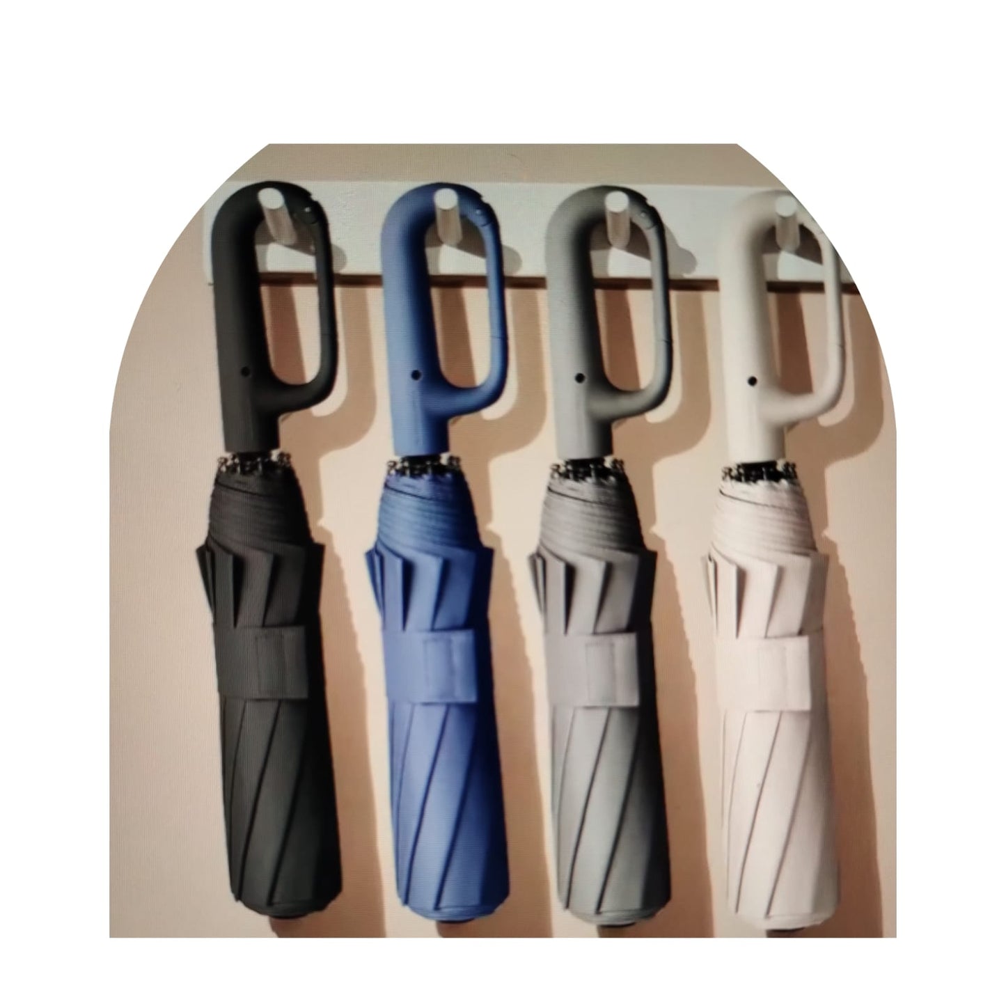 RING BUCKLE FULLY AUTOMATIC UMBRELLA