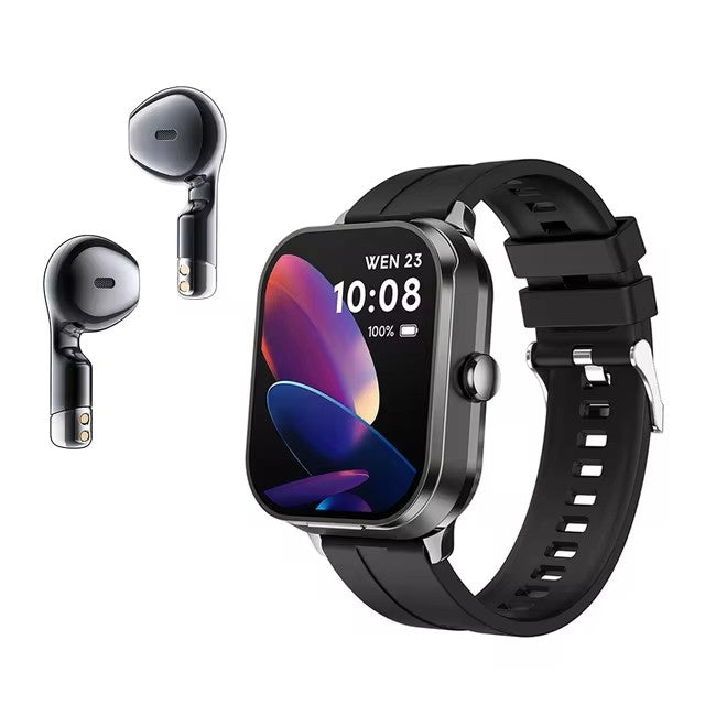 NEW 2- IN - 1 SMART WATCH WITH WIRELESS EARBUDS